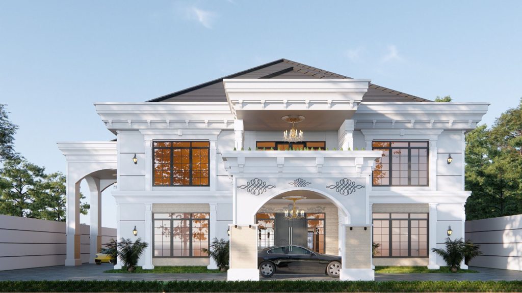 Desain Rumah Klasik Eropa Mewah