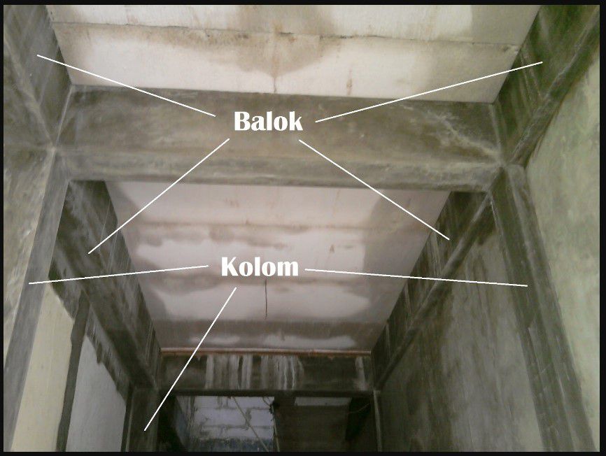 istilah arsitek balok dan kolom