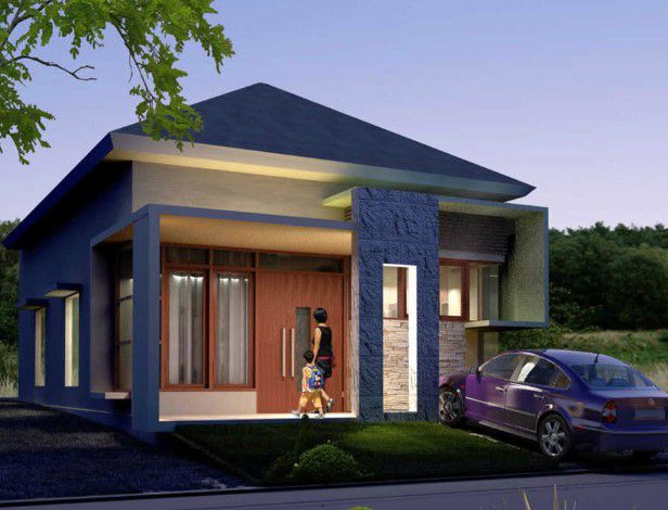 Desain Rumah Villa Minimalis Modern