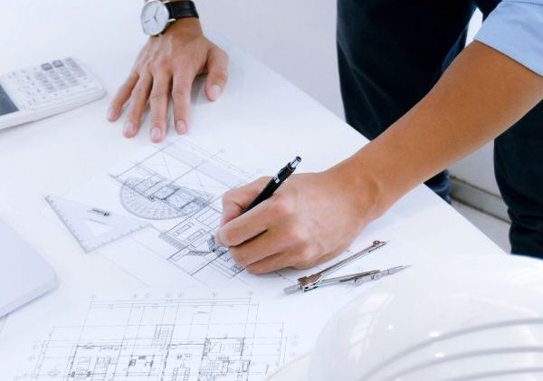Pekerjaan arsitektur bangunan