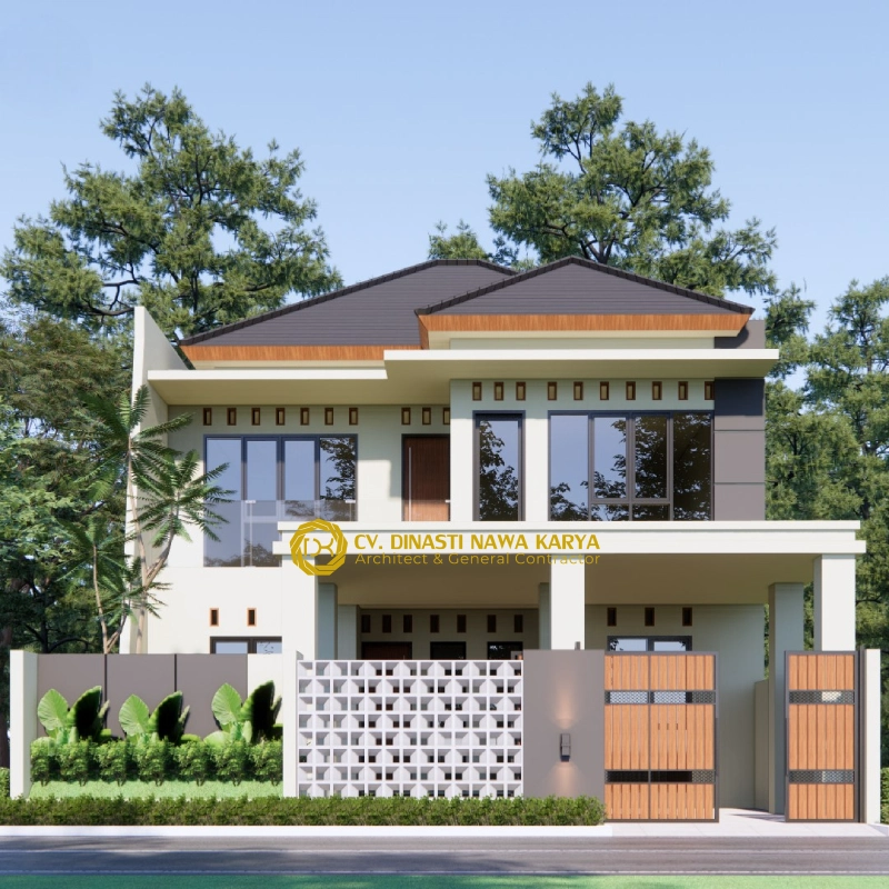 Rumah 2 Lantai Desain Mewah Modern