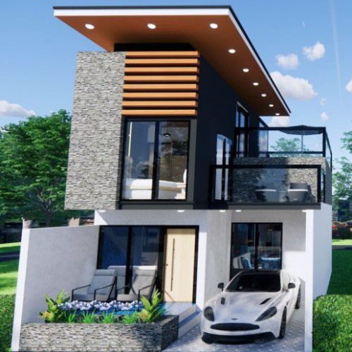 desain rumah 6x10 2 lantai 3 kamar tidur