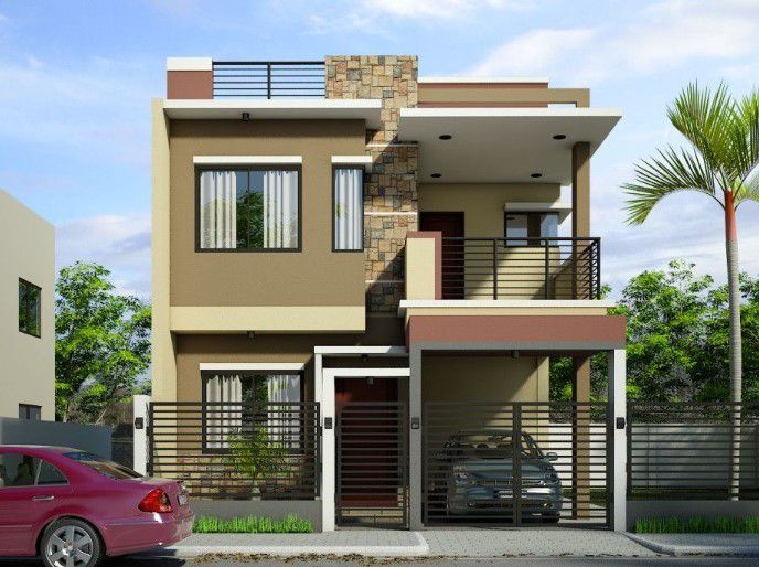 Rumah Tingkat Minimalis Atap Datar