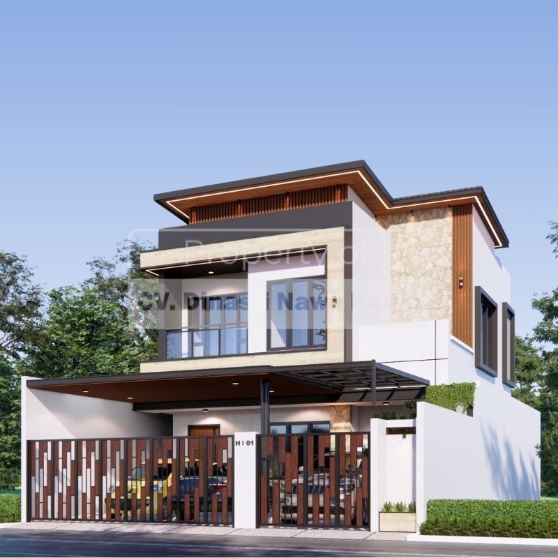 Rumah 2 Lantai dengan Garasi