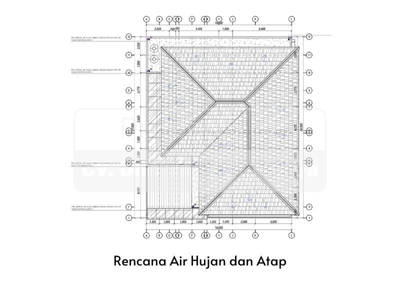 MEP Rencana Air Hujan dan Atap