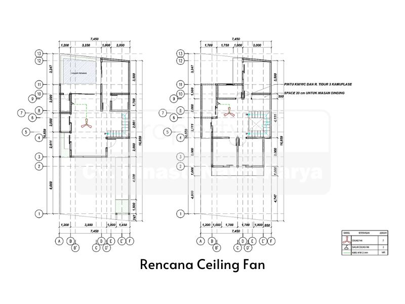 MEP Rencana Ceiling Fan