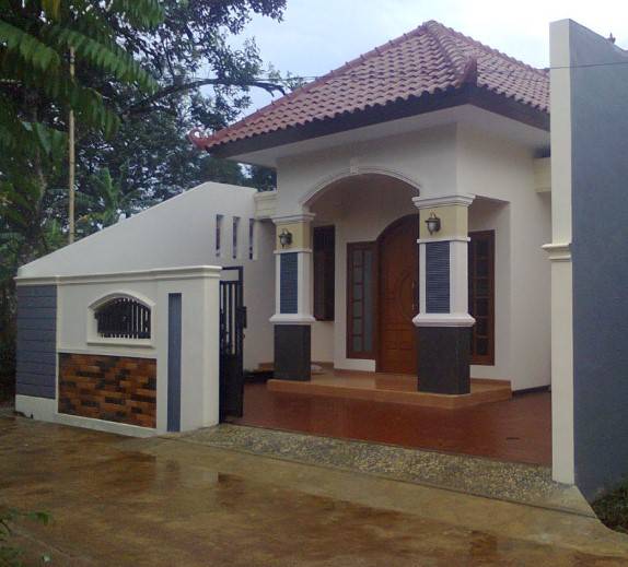 Rumah Lebar 7 Meter 1 Lantai di Kampung