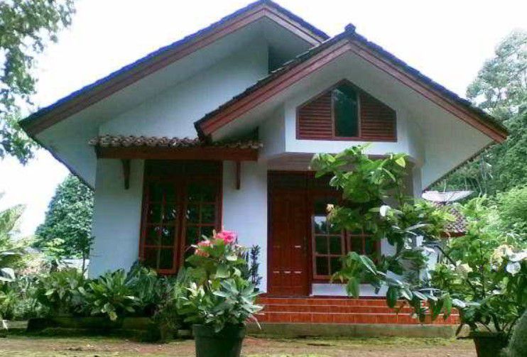 Villa Satu Lantai Modern Tropis
