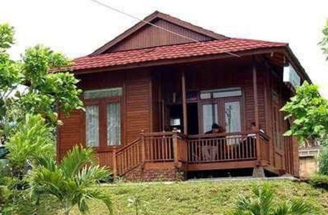Desain Villa Kayu Bernuansa Alam