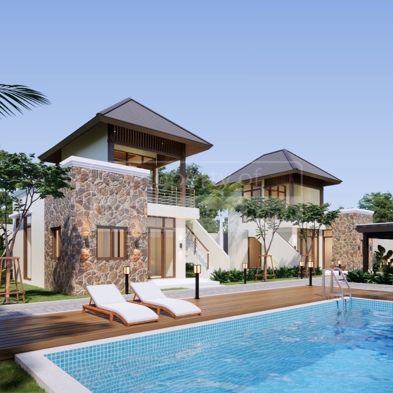 jasa desain rumah mewah villa