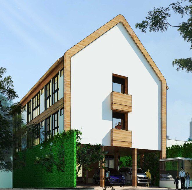 Desain Kost 2 Lantai Gaya Skandinavia