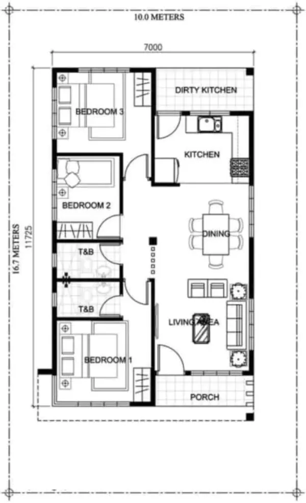 Ide Denah Inovatif 6x12