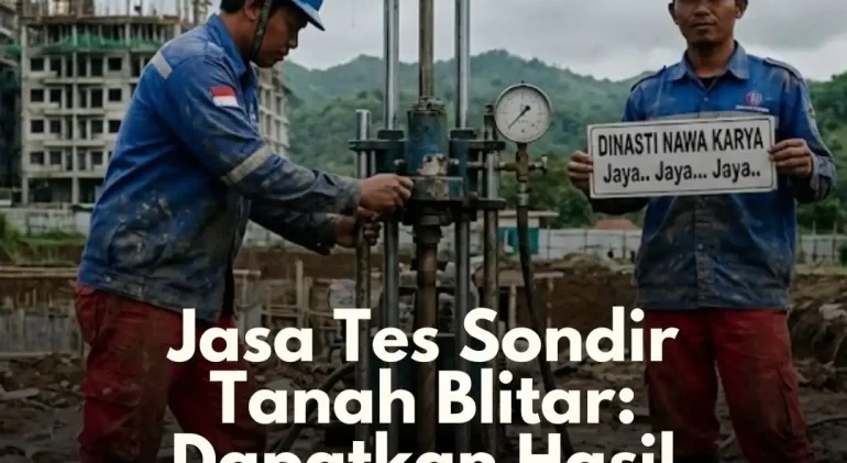 Jasa Tes Sondir Tanah Blitar Dapatkan Hasil Akurat dan Cepat