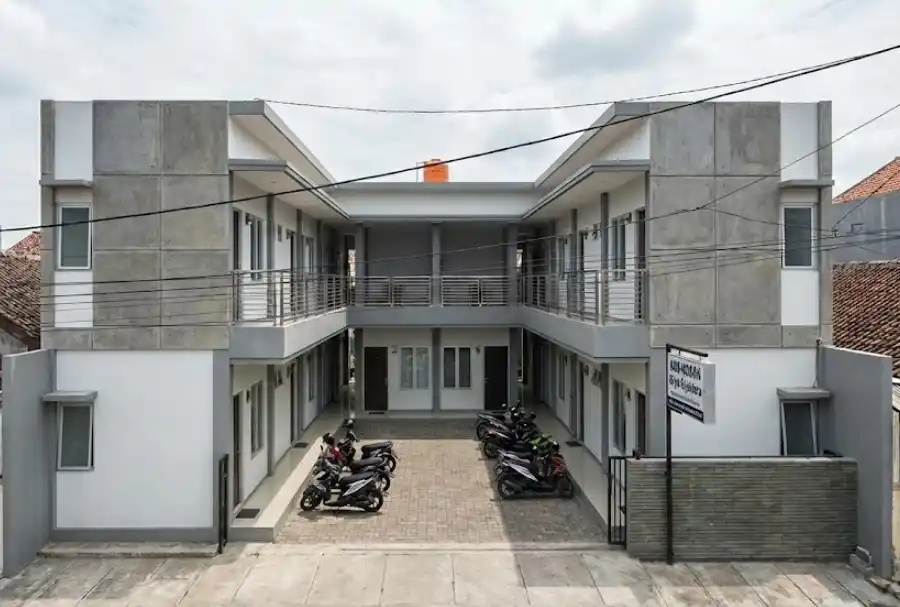 Desain rumah kost gaya industrial