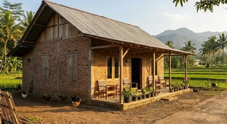 Gambar Rumah Sederhana Ukuran 6x9 Di Kampung