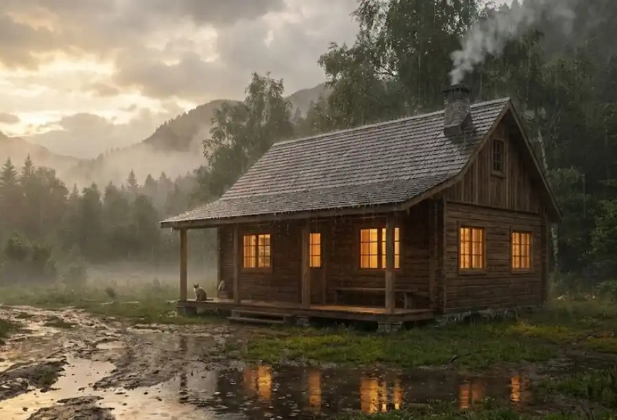 Rumah 6×9 dalam Setelah Hujan