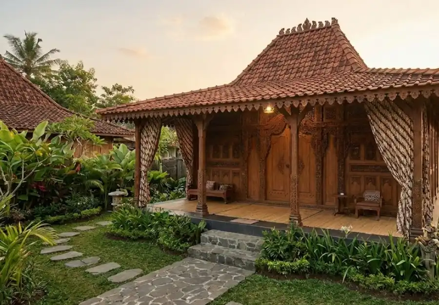Rumah 6×9 dengan Dekorasi Tradisional