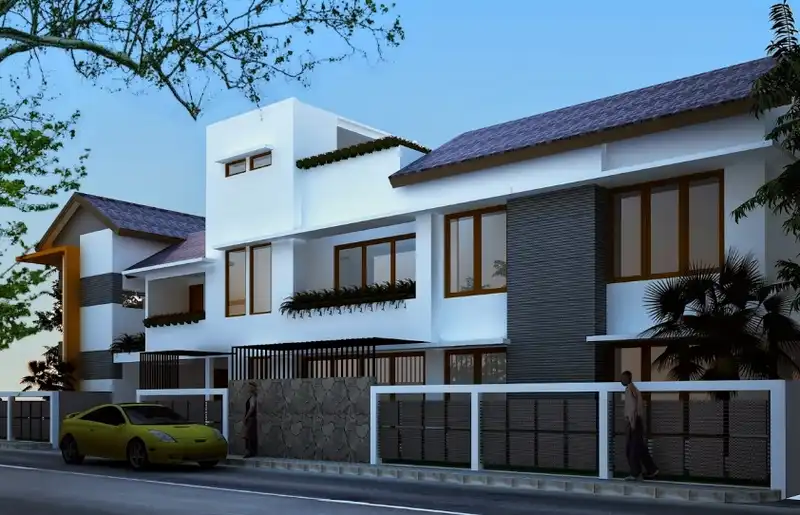 Desain Rumah Kost 2 Lantai Mewah
