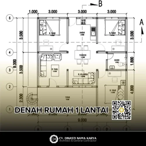 kumpulan denah rumah 1 lantai kumpulan denah rumah 1 lantai