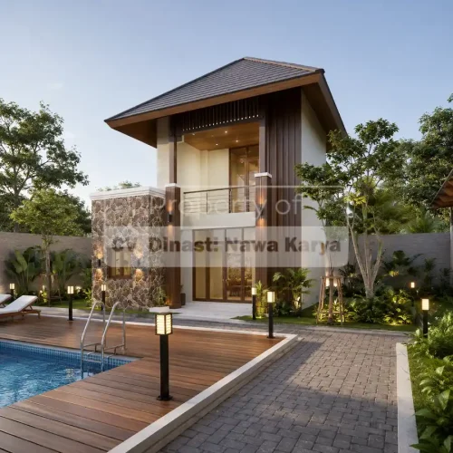 Jasa Desain Rumah Villa dan Resort Mewah