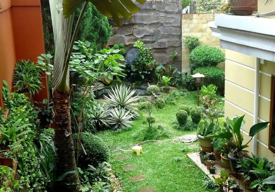 Taman Minimalis Lahan Kecil di Desa