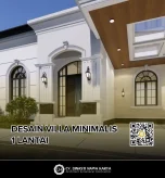 desain villa minimalis 1 lantai