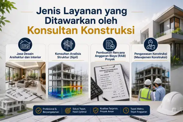 Jenis Layanan yang Ditawarkan oleh Konsultan Konstruksi, Konsultan Bangunan Surabaya