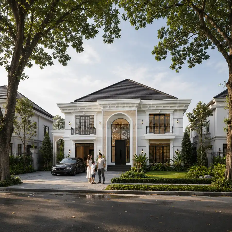 desain rumah klasik