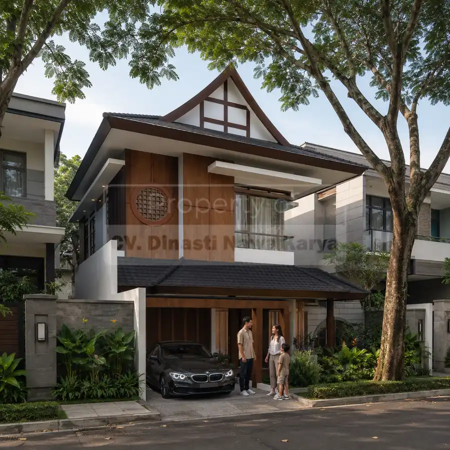 Desain Rumah Gaya Japandi