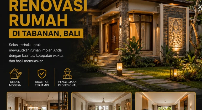Jasa Kontraktor dan Renovasi Rumah di Tabanan, Bali