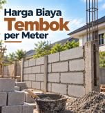 Harga Biaya Tembok per Meter